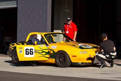 66;24-April-2011;Australia;Bathurst;Bathurst-Motor-Festival;Cameron-Hein;Mazda-MX‒5;Mazda-MX5;Mazda-Miata;Mt-Panorama;NSW;New-South-Wales;Paul-Chapman;Production-Sports-Cars;atmosphere;auto;motorsport;pitlane;racing