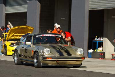 18;24-April-2011;Australia;Bathurst;Bathurst-Motor-Festival;Mt-Panorama;NSW;New-South-Wales;Porsche-911-Carrera;Production-Sports-Cars;Stephen-Borness;atmosphere;auto;motorsport;pitlane;racing