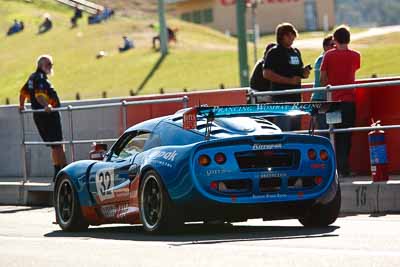 32;24-April-2011;Australia;Bathurst;Bathurst-Motor-Festival;David-Mackie;Lotus-Elise-HPE;Mt-Panorama;NSW;New-South-Wales;Production-Sports-Cars;Simon-Scuffham;atmosphere;auto;motorsport;pitlane;racing