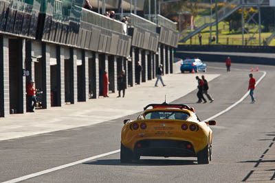 94;24-April-2011;Ashley-Miller;Australia;Bathurst;Bathurst-Motor-Festival;John-Prefontaine;Mt-Panorama;NSW;New-South-Wales;Production-Sports-Cars;Team-Dark-Horse-Racing;atmosphere;auto;motorsport;pitlane;racing