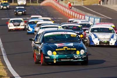 87;24-April-2011;Australia;Bathurst;Bathurst-Motor-Festival;Dave-Rodgers;Ford-Falcon-AU;Mt-Panorama;NSW;New-South-Wales;Saloon-Cars;auto;motorsport;race-start;racing;super-telephoto