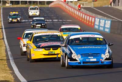 88;24-April-2011;88;Australia;Bathurst;Bathurst-Motor-Festival;Brian-Hne;Ford-Falcon-AU;Mt-Panorama;NSW;New-South-Wales;Saloon-Cars;auto;motorsport;race-start;racing;super-telephoto