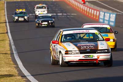 5;24-April-2011;5;Australia;Bathurst;Bathurst-Motor-Festival;Ford-Falcon-EA;Mt-Panorama;NSW;New-South-Wales;Rod-Lloyd;Saloon-Cars;auto;motorsport;race-start;racing;super-telephoto