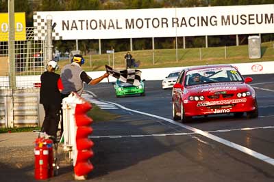 15;24-April-2011;Australia;Bathurst;Bathurst-Motor-Festival;Holden-Commodore-VT;Mt-Panorama;NSW;New-South-Wales;Saloon-Cars;Shawn-Jamieson;Topshot;auto;motorsport;race-finish;racing