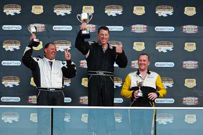 24-April-2011;Australia;Bathurst;Bathurst-Motor-Festival;Matthew-Lovell;Mt-Panorama;NSW;New-South-Wales;Saloon-Cars;Shawn-Jamieson;Simon-Tabinor;auto;celebration;motorsport;podium;racing