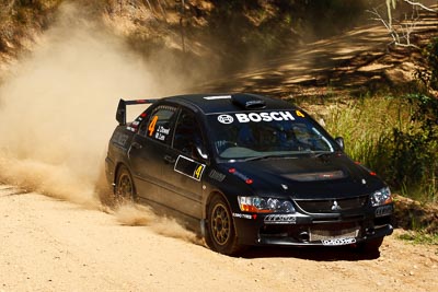 19;11-May-2011;19;ARC;Activ-RallySport;Australia;Australian-Rally-Championship;IROQ;Imbil;International-Rally-Of-Queensland;Justin-Dowel;Matt-Lee;Mitsubishi-Lancer-Evolution-IX;QLD;Queensland;Sunshine-Coast;auto;motorsport;racing;telephoto;testing