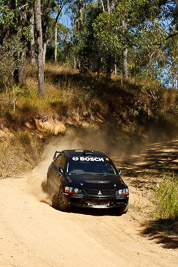 19;11-May-2011;19;ARC;Activ-RallySport;Australia;Australian-Rally-Championship;IROQ;Imbil;International-Rally-Of-Queensland;Justin-Dowel;Matt-Lee;Mitsubishi-Lancer-Evolution-IX;QLD;Queensland;Sunshine-Coast;auto;motorsport;racing;telephoto;testing