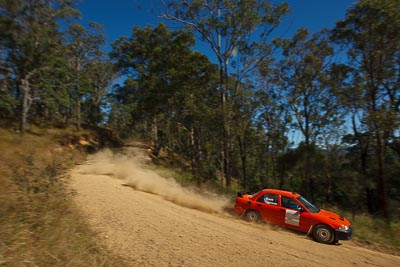 39;11-May-2011;Australia;Australian-Junior-Challenge;IROQ;Imbil;International-Rally-Of-Queensland;Jay-Davidson;Mitsubishi-Lancer-Evolution-II;QLD;Queensland;Sunshine-Coast;Tristan-Kent;auto;motorsport;racing;testing;wide-angle