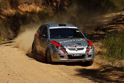 15;11-May-2011;APRC;Asia-Pacific-Rally-Championship;Australia;IROQ;Imbil;International-Rally-Of-Queensland;Karamjit-Singh;Proton-Cusco-Rally-Team;Proton-Satria-Neo;QLD;Queensland;Sunshine-Coast;Vivek-Ponnusamy;auto;motorsport;racing;telephoto;testing