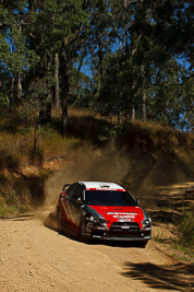 6;11-May-2011;6;APRC;Asia-Pacific-Rally-Championship;Australia;IROQ;Imbil;International-Rally-Of-Queensland;Mitsubishi-Lancer-Evolution-IX;Pertamina-Cusco-Racing;QLD;Queensland;Rifat-Sungkar;Scott-Beckwith;Sunshine-Coast;auto;motorsport;racing;telephoto;testing