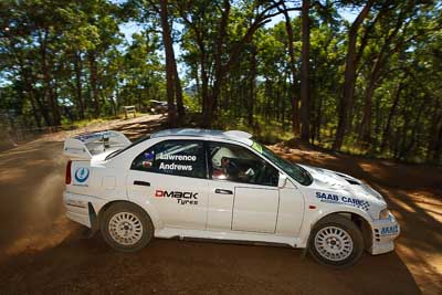 47;11-May-2011;Australia;IROQ;Imbil;International-Rally-Of-Queensland;Kent-Lawrence;Mitsubishi-Lancer-Evolution-VI;QLD;QRC;Queensland;Queensland-Rally-Championship;Stephen-Andrews;Sunshine-Coast;auto;motorsport;racing;testing;wide-angle