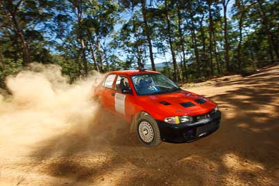 39;11-May-2011;Australia;Australian-Junior-Challenge;IROQ;Imbil;International-Rally-Of-Queensland;Jay-Davidson;Mitsubishi-Lancer-Evolution-II;QLD;Queensland;Sunshine-Coast;Tristan-Kent;auto;motorsport;racing;testing;wide-angle