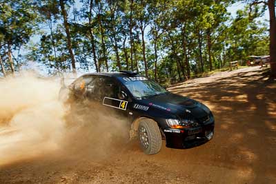 19;11-May-2011;19;ARC;Activ-RallySport;Australia;Australian-Rally-Championship;IROQ;Imbil;International-Rally-Of-Queensland;Justin-Dowel;Matt-Lee;Mitsubishi-Lancer-Evolution-IX;QLD;Queensland;Sunshine-Coast;auto;motorsport;racing;testing;wide-angle