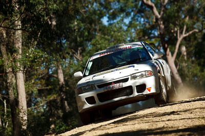 52;11-May-2011;52;Australia;IROQ;Imbil;International-Rally-Of-Queensland;Joanne-ODell;Mitsubishi-Lancer-Evolution-I;QLD;QRC;Queensland;Queensland-Rally-Championship;Sunshine-Coast;Tamie-McNulty;auto;motorsport;racing;telephoto;testing