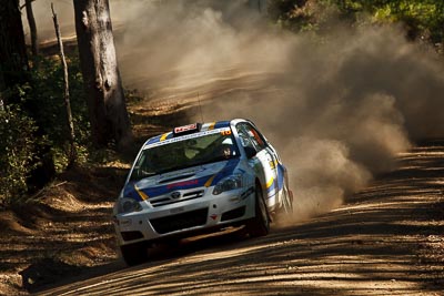 27;11-May-2011;27;ARC;Australia;Australian-Rally-Championship;IROQ;Imbil;International-Rally-Of-Queensland;Margot-Knowles;QLD;Queensland;Simon-Knowles;Sunshine-Coast;Toyota-Corolla-Sportivo;auto;motorsport;racing;telephoto;testing