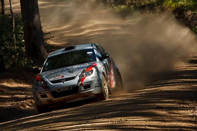 15;11-May-2011;APRC;Asia-Pacific-Rally-Championship;Australia;IROQ;Imbil;International-Rally-Of-Queensland;Karamjit-Singh;Proton-Cusco-Rally-Team;Proton-Satria-Neo;QLD;Queensland;Sunshine-Coast;Vivek-Ponnusamy;auto;motorsport;racing;telephoto;testing