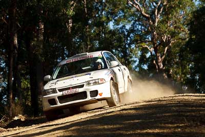 52;11-May-2011;52;Australia;IROQ;Imbil;International-Rally-Of-Queensland;Joanne-ODell;Mitsubishi-Lancer-Evolution-I;QLD;QRC;Queensland;Queensland-Rally-Championship;Sunshine-Coast;Tamie-McNulty;auto;motorsport;racing;telephoto;testing