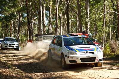 27;11-May-2011;27;ARC;Australia;Australian-Rally-Championship;IROQ;Imbil;International-Rally-Of-Queensland;Margot-Knowles;QLD;Queensland;Simon-Knowles;Sunshine-Coast;Toyota-Corolla-Sportivo;auto;motorsport;racing;telephoto;testing