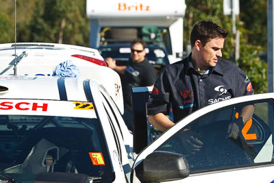 13-May-2011;ARC;Australia;Australian-Rally-Championship;Caloundra;IROQ;International-Rally-Of-Queensland;John-McCarthy;QLD;Queensland;Sunshine-Coast;auto;motorsport;portrait;racing;shakedown;telephoto