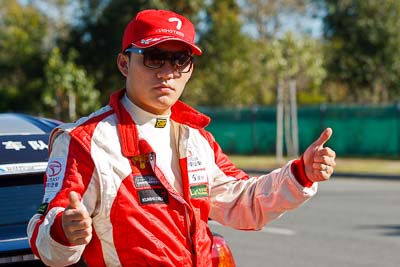 13-May-2011;APRC;Asia-Pacific-Rally-Championship;Australia;Caloundra;Hao-Yuan;IROQ;International-Rally-Of-Queensland;QLD;Queensland;Sunshine-Coast;auto;motorsport;portrait;racing;shakedown;telephoto