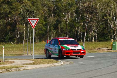 12;12;13-May-2011;APRC;Asia-Pacific-Rally-Championship;Australia;Bosowa-Rally-Team;Caloundra;Hade-Mboi;IROQ;International-Rally-Of-Queensland;Mitsubishi-Lancer-Evolution-IX;QLD;Queensland;Subhan-Aksa;Sunshine-Coast;auto;motorsport;racing;shakedown;telephoto