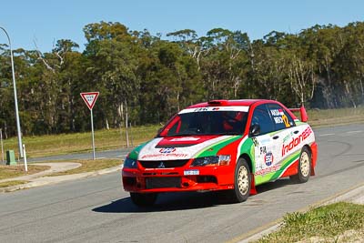 12;12;13-May-2011;APRC;Asia-Pacific-Rally-Championship;Australia;Bosowa-Rally-Team;Caloundra;Hade-Mboi;IROQ;International-Rally-Of-Queensland;Mitsubishi-Lancer-Evolution-IX;QLD;Queensland;Subhan-Aksa;Sunshine-Coast;auto;motorsport;racing;shakedown;telephoto