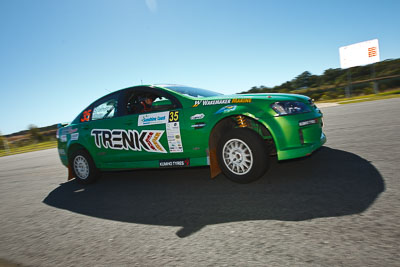 35;13-May-2011;35;ARC;Australia;Australian-Rally-Championship;Caloundra;Holden-Commodore-VE;IROQ;International-Rally-Of-Queensland;John-Bruinsma;Lisa-White;QLD;Queensland;Sunshine-Coast;auto;motorsport;racing;shakedown;sky;wide-angle