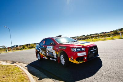 11;11;13-May-2011;APRC;Asia-Pacific-Rally-Championship;Australia;Caloundra;Fan-Fan;IROQ;International-Rally-Of-Queensland;Junwei-Fang;QLD;Queensland;Soueast-Motor-Kumho-Team;Sunshine-Coast;auto;motorsport;racing;shakedown;sky;wide-angle