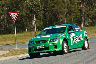 35;13-May-2011;35;ARC;Australia;Australian-Rally-Championship;Caloundra;Holden-Commodore-VE;IROQ;International-Rally-Of-Queensland;John-Bruinsma;Lisa-White;QLD;Queensland;Sunshine-Coast;auto;motorsport;racing;shakedown;telephoto