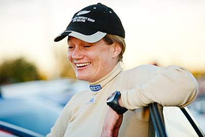 13-May-2011;APRC;Asia-Pacific-Rally-Championship;Australia;Caloundra;Fleur-Pedersen;IROQ;International-Rally-Of-Queensland;QLD;Queensland;Sunshine-Coast;auto;motorsport;portrait;racing;telephoto;twilight