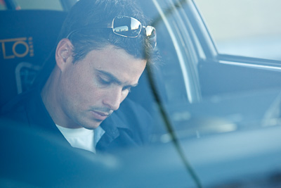 13-May-2011;ARC;Australia;Australian-Rally-Championship;Caloundra;IROQ;International-Rally-Of-Queensland;John-McCarthy;QLD;Queensland;Sachs-Rally-Team;Sunshine-Coast;Topshot;auto;cockpit;concentration;in‒car;motorsport;portrait;racing;telephoto;twilight;windscreen