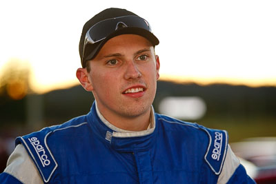 13-May-2011;Australia;Australian-Junior-Challenge;Caloundra;IROQ;International-Rally-Of-Queensland;Nathan-Long;QLD;Queensland;Sunshine-Coast;auto;motorsport;portrait;racing;telephoto;twilight