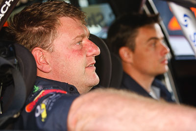 13-May-2011;ARC;Australia;Australian-Rally-Championship;Caloundra;IROQ;International-Rally-Of-Queensland;QLD;Queensland;Sachs-Rally-Team;Steven-Shepheard;Sunshine-Coast;auto;in‒car;motorsport;portrait;racing;telephoto;twilight