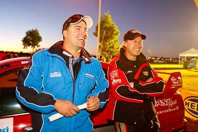 13-May-2011;ARC;Australia;Australian-Rally-Championship;Caloundra;IROQ;International-Rally-Of-Queensland;Mark-Pedder;QLD;Queensland;Sunshine-Coast;Will-Orders;auto;motorsport;portrait;racing;twilight;wide-angle