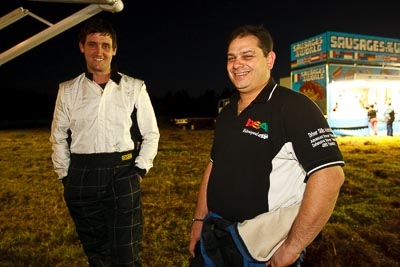 13-May-2011;ARC;Australia;Australian-Rally-Championship;Caloundra;DSA-Motorsport;IROQ;International-Rally-Of-Queensland;Mark-Butcher;QLD;Queensland;Sunshine-Coast;auto;motorsport;night;portrait;racing;wide-angle