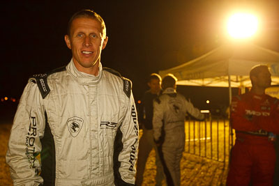 13-May-2011;APRC;Alister-McRae;Asia-Pacific-Rally-Championship;Australia;Caloundra;IROQ;International-Rally-Of-Queensland;QLD;Queensland;Sunshine-Coast;auto;motorsport;night;portrait;racing;wide-angle