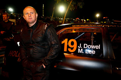 13-May-2011;ARC;Activ-RallySport;Australia;Australian-Rally-Championship;Caloundra;IROQ;International-Rally-Of-Queensland;Justin-Dowel;QLD;Queensland;Sunshine-Coast;auto;motorsport;night;portrait;racing;wide-angle