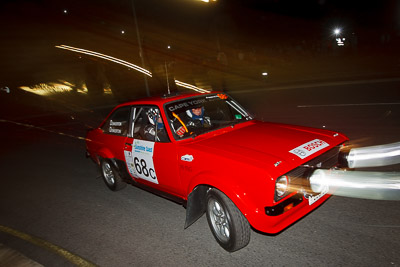 68;13-May-2011;68;Australia;Australian-Classic-Rally-Championship;Caloundra;Ford-Escort-RS1800;IROQ;International-Rally-Of-Queensland;Lisa-Dunkerton;QLD;Queensland;Ross-Dunkerton;Sunshine-Coast;auto;motorsport;night;racing;wide-angle