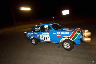 71;13-May-2011;71;Australia;Australian-Classic-Rally-Championship;Caloundra;Ford-Escort-RS1800;IROQ;International-Rally-Of-Queensland;Keith-Fackrell;Peter-Stanford;QLD;Queensland;Sunshine-Coast;auto;motorsport;night;racing;wide-angle