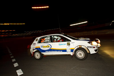 27;13-May-2011;27;ARC;Australia;Australian-Rally-Championship;Caloundra;IROQ;International-Rally-Of-Queensland;Margot-Knowles;QLD;Queensland;Simon-Knowles;Sunshine-Coast;Toyota-Corolla-Sportivo;auto;motorsport;night;racing;wide-angle