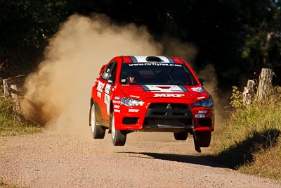 1;1;14-May-2011;APRC;Asia-Pacific-Rally-Championship;Australia;IROQ;Imbil;International-Rally-Of-Queensland;Katsu-Taguchi;Mark-Stacey;Mitsubishi-Lancer-Evolution-X;QLD;Queensland;Sunshine-Coast;Team-MRF;auto;motorsport;racing;super-telephoto