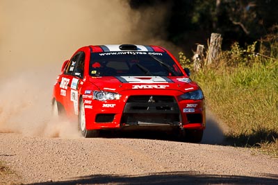 1;1;14-May-2011;APRC;Asia-Pacific-Rally-Championship;Australia;IROQ;Imbil;International-Rally-Of-Queensland;Katsu-Taguchi;Mark-Stacey;Mitsubishi-Lancer-Evolution-X;QLD;Queensland;Sunshine-Coast;Team-MRF;auto;motorsport;racing;super-telephoto