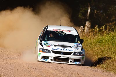 7;14-May-2011;7;APRC;Asia-Pacific-Rally-Championship;Australia;David-Green;IROQ;Imbil;International-Rally-Of-Queensland;Mitsubishi-Lancer-Evolution-IX;Nathan-Quinn;QLD;Queensland;Sunshine-Coast;auto;motorsport;racing;super-telephoto