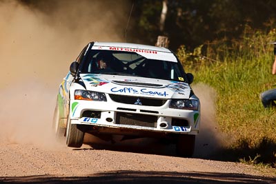 7;14-May-2011;7;APRC;Asia-Pacific-Rally-Championship;Australia;David-Green;IROQ;Imbil;International-Rally-Of-Queensland;Mitsubishi-Lancer-Evolution-IX;Nathan-Quinn;QLD;Queensland;Sunshine-Coast;auto;motorsport;racing;super-telephoto