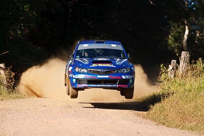 8;14-May-2011;8;APRC;Asia-Pacific-Rally-Championship;Australia;IROQ;Imbil;International-Rally-Of-Queensland;Jean‒Louis-Leyraud;Malcom-Peden;QLD;Queensland;Subaru-Impreza-WRX-STI;Sunshine-Coast;auto;motorsport;racing;super-telephoto