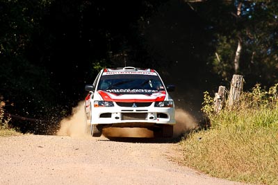 9;14-May-2011;9;APRC;Asia-Pacific-Rally-Championship;Australia;Brian-Green;Fleur-Pedersen;IROQ;Imbil;International-Rally-Of-Queensland;Mitsubishi-Lancer-Evolution-IX;QLD;Queensland;Sunshine-Coast;auto;motorsport;racing;super-telephoto