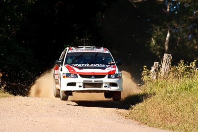 9;14-May-2011;9;APRC;Asia-Pacific-Rally-Championship;Australia;Brian-Green;Fleur-Pedersen;IROQ;Imbil;International-Rally-Of-Queensland;Mitsubishi-Lancer-Evolution-IX;QLD;Queensland;Sunshine-Coast;auto;motorsport;racing;super-telephoto