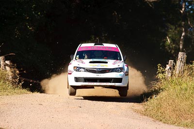 10;10;14-May-2011;APRC;Asia-Pacific-Rally-Championship;Australia;Daniel-Palau;IROQ;Imbil;International-Rally-Of-Queensland;Possum-Bourne-Motorsport;QLD;Queensland;Subaru-Impreza-WRX-STI;Sunshine-Coast;Thierry-Song;auto;motorsport;racing;super-telephoto