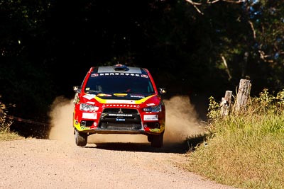 13;13;14-May-2011;APRC;Asia-Pacific-Rally-Championship;Australia;Hao-Yuan;Hongyu-Pan;IROQ;Imbil;International-Rally-Of-Queensland;Mitsubishi-Lancer-Evolution-X;QLD;Queensland;Soueast-Motor-Kumho-Team;Sunshine-Coast;auto;motorsport;racing;super-telephoto