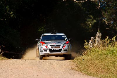 15;14-May-2011;APRC;Asia-Pacific-Rally-Championship;Australia;IROQ;Imbil;International-Rally-Of-Queensland;Karamjit-Singh;Proton-Cusco-Rally-Team;Proton-Satria-Neo;QLD;Queensland;Sunshine-Coast;Vivek-Ponnusamy;auto;motorsport;racing;super-telephoto